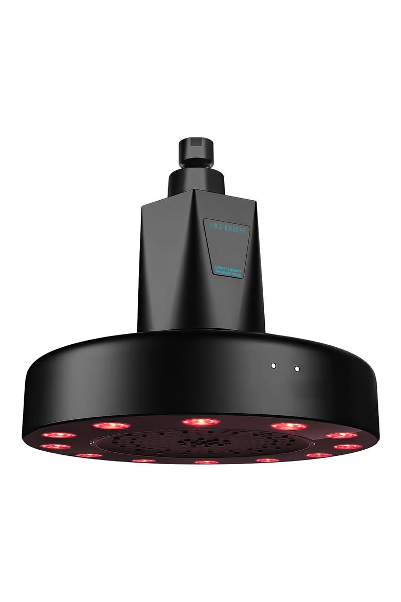 Red Light Shower Filter, Main, color, BLACK