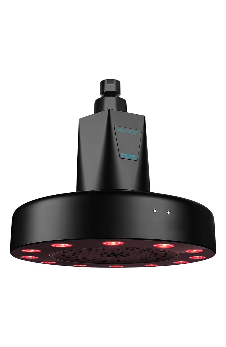 HigherDOSE Red Light Shower Filter, Main, color, Black