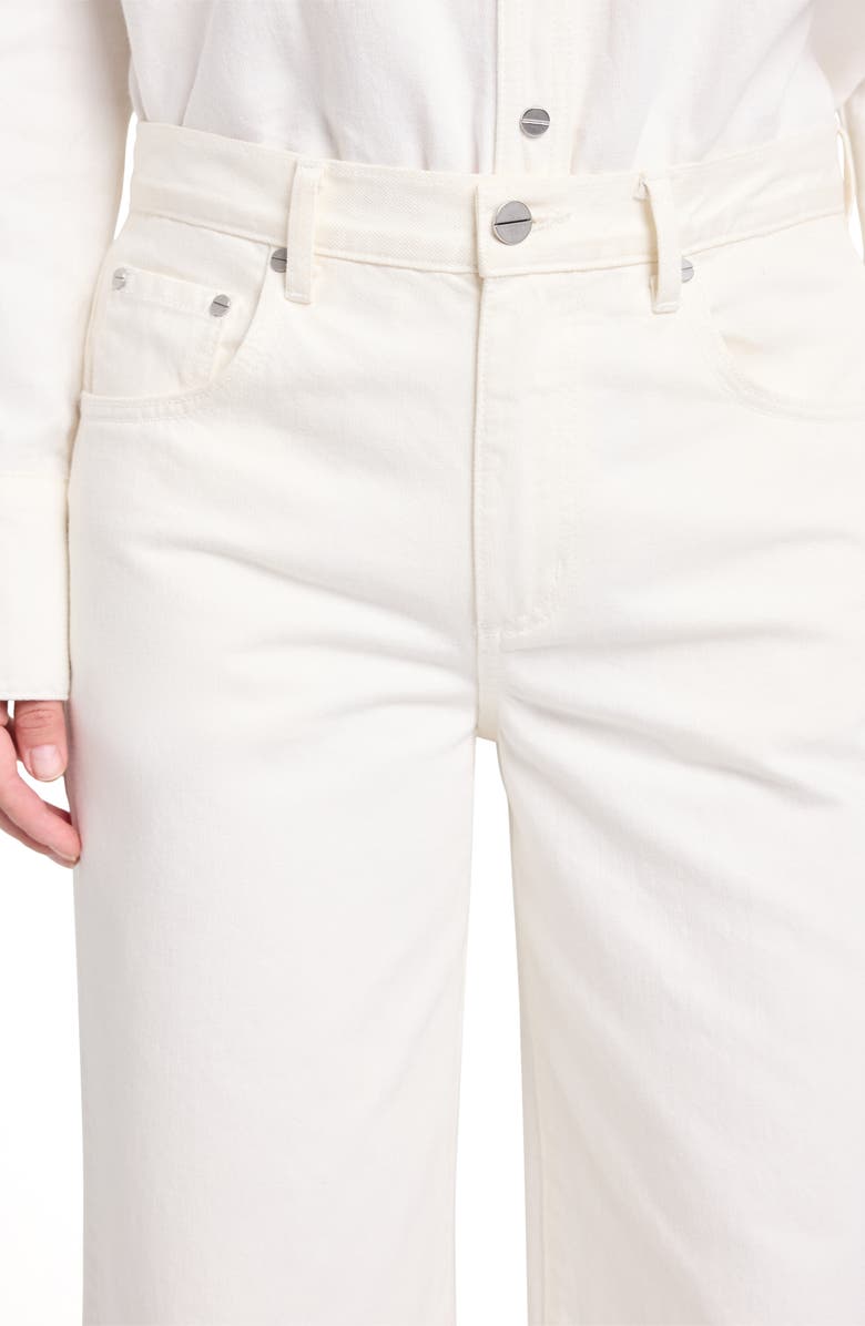 TWP Tiny Dancer Mid Rise Wide Leg Jeans, Alternate, color, White