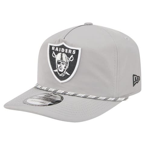 Men's New Era Silver Las Vegas Raiders Rope 19TWENTY Hat