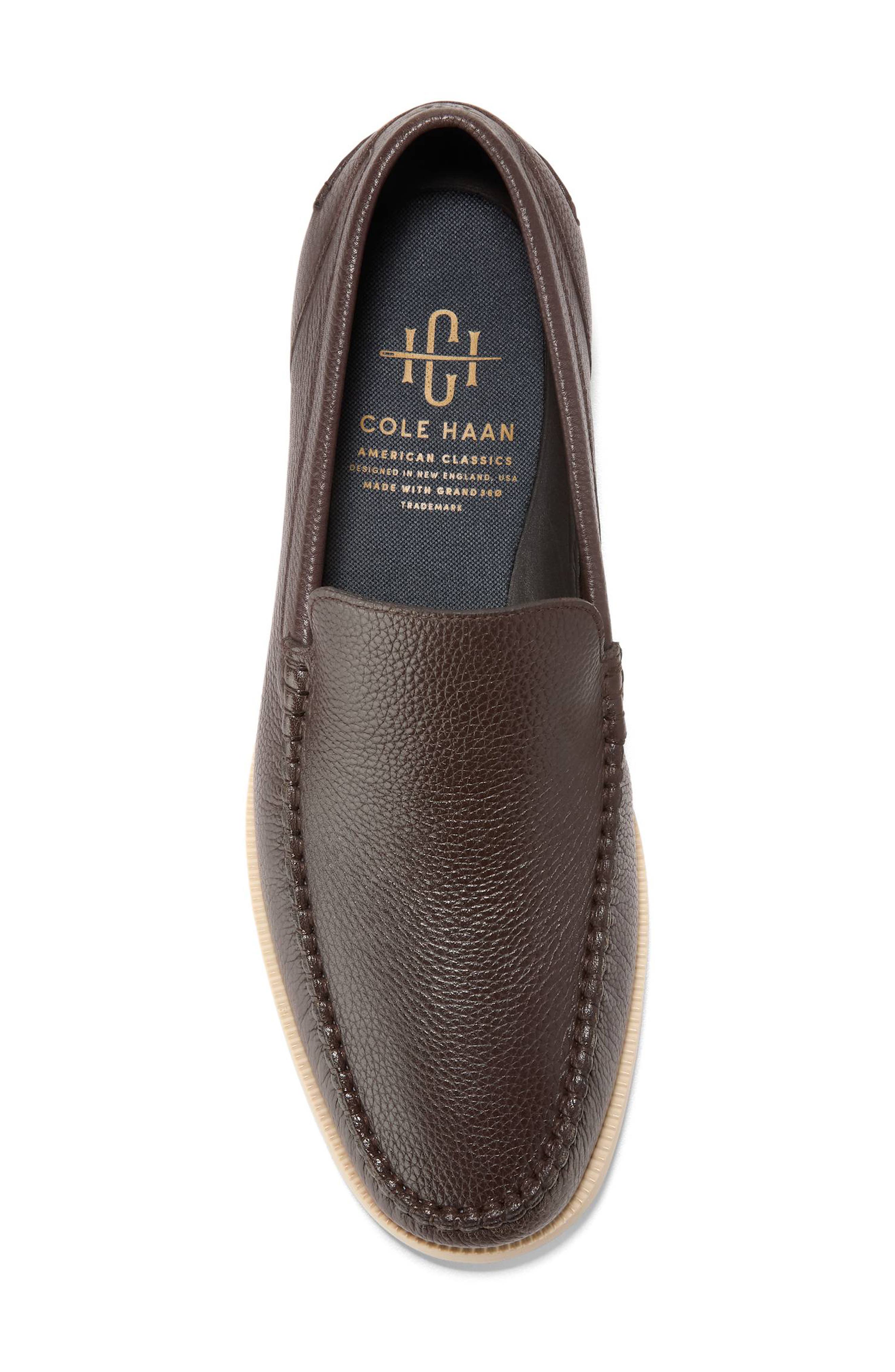 Cole Haan American Classic Hampton Leather Loafer, Alternate, color, Madeira/ Angora