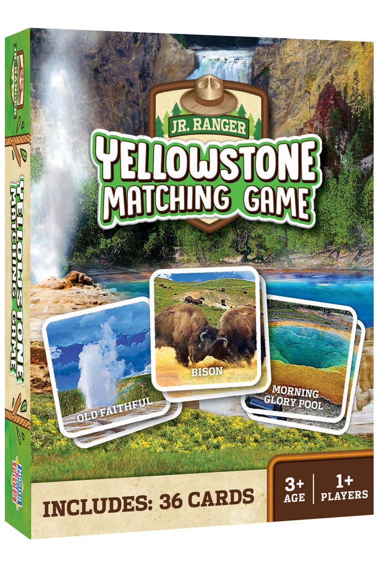 Jr. Ranger - Yellowstone Matching Game, Main, color, Multicolor
