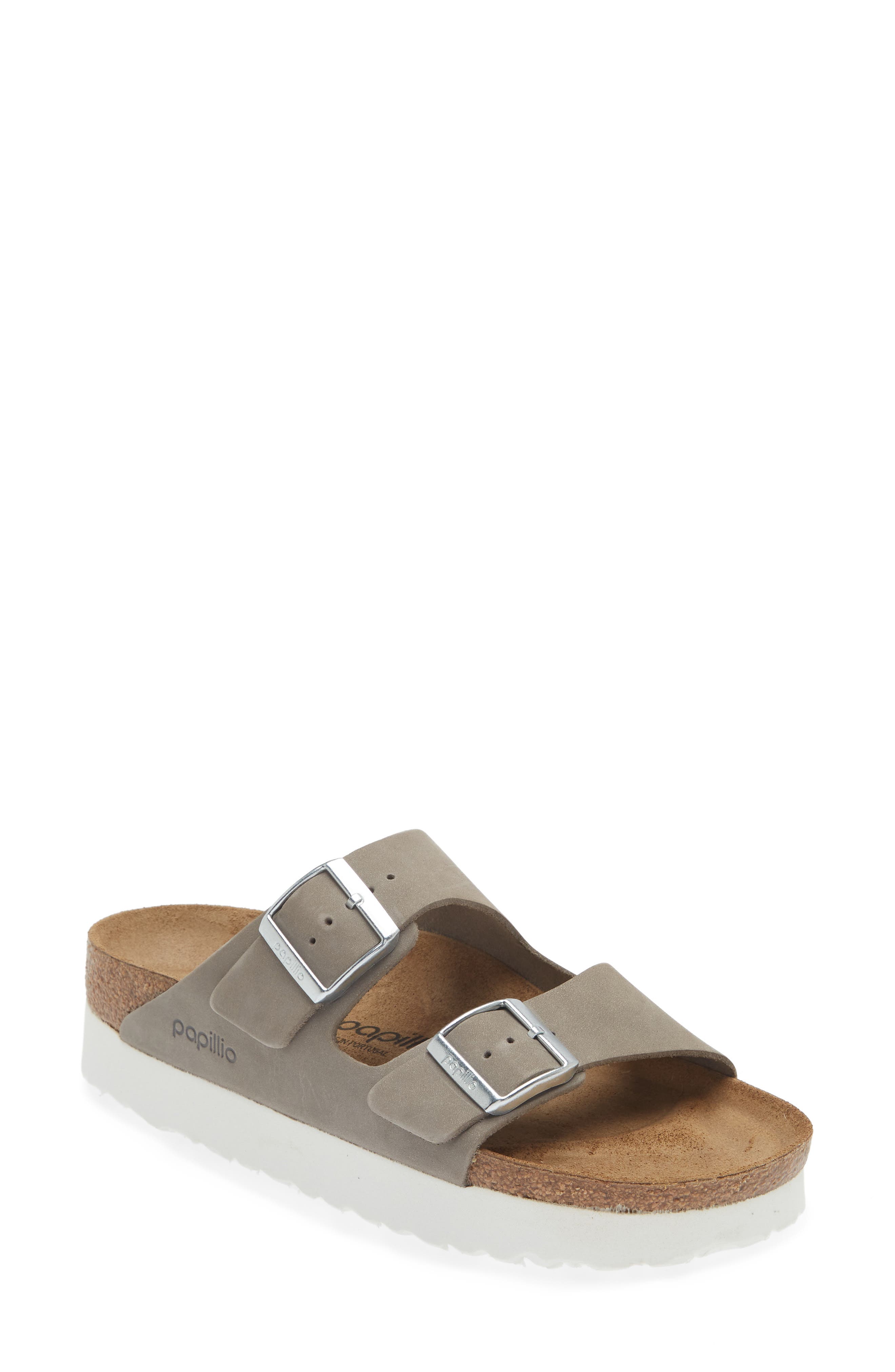 Birkenstock Papillio by Birkenstock Arizona Platform Slide Sandal, Main, color, 