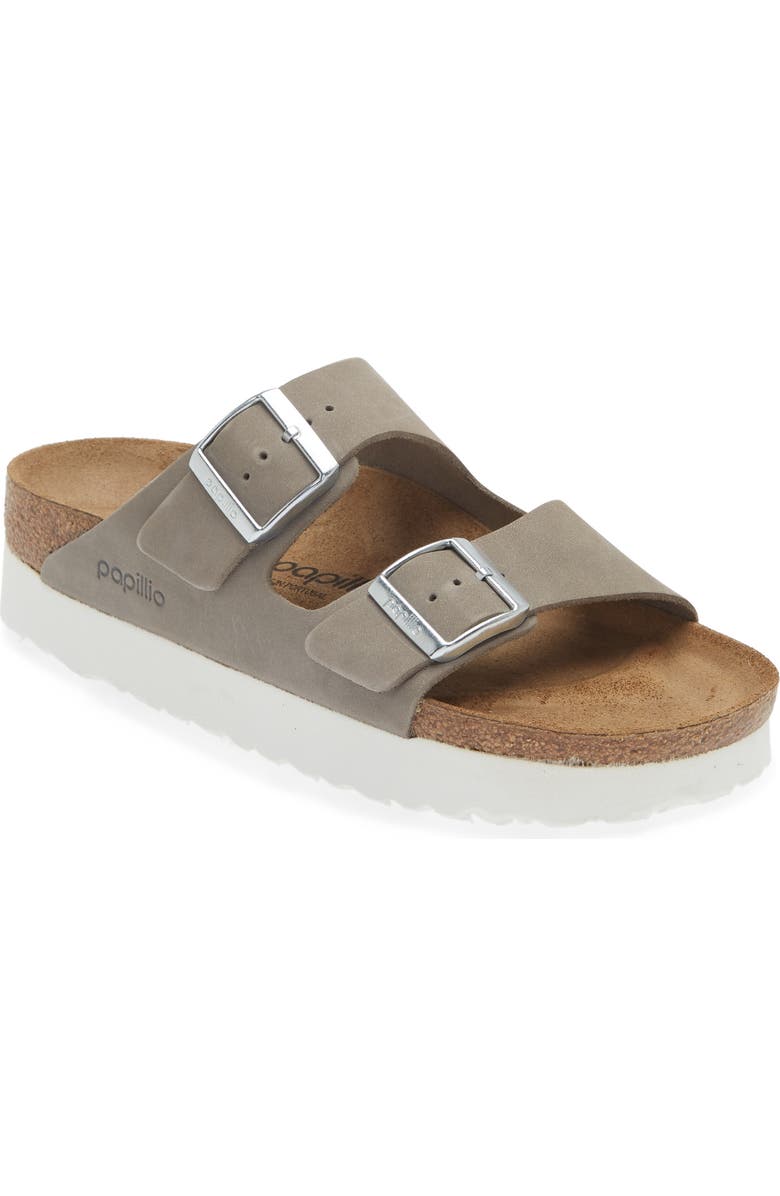 Birkenstock Papillio by Birkenstock Arizona Platform Slide Sandal, Main, color,