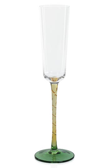 Zodax Sachi Set Of 6 Champagne Flutes In Multi