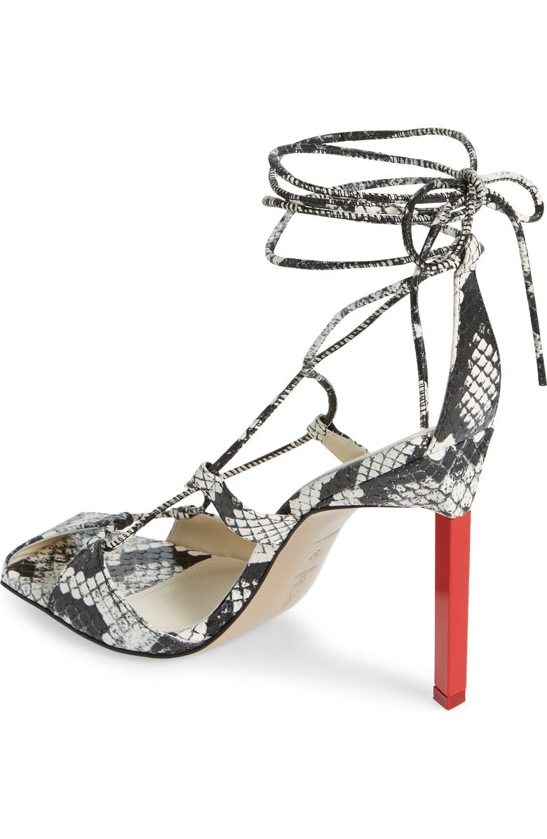 The Attico Adele Lace-Up Sandal, Alternate, color,