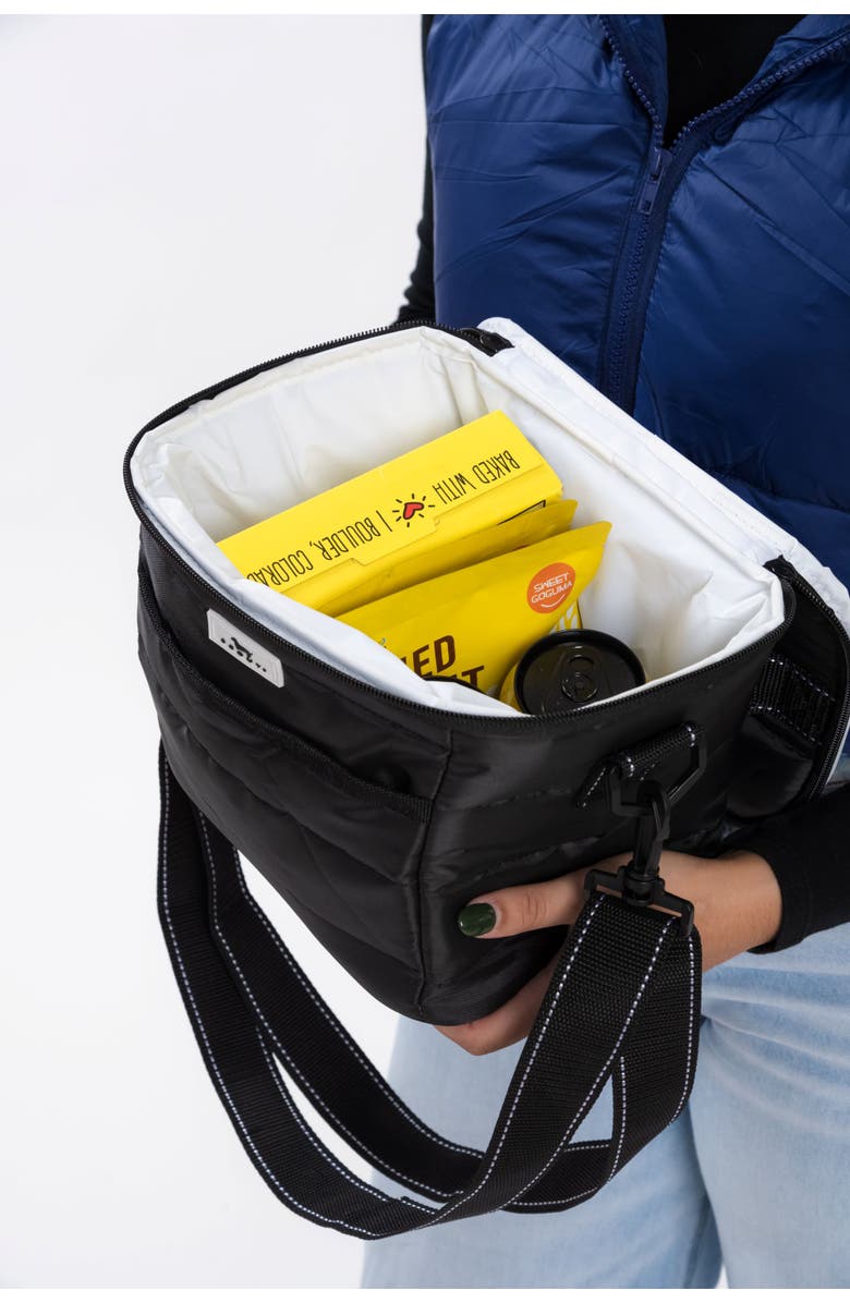 SCOUT Road Snacks Lunch Bag, Alternate, color, Black Puffer