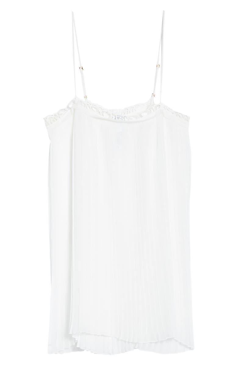 La Perla Apollonia Pleat Chemise, Alternate, color, 