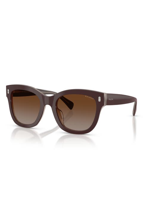 RA5301U 52mm Polarized Oval Sunglasses
