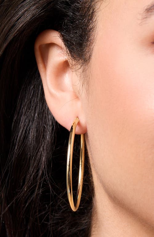 Bony Levy 14k Gold Thin Hoop Earrings In Gold