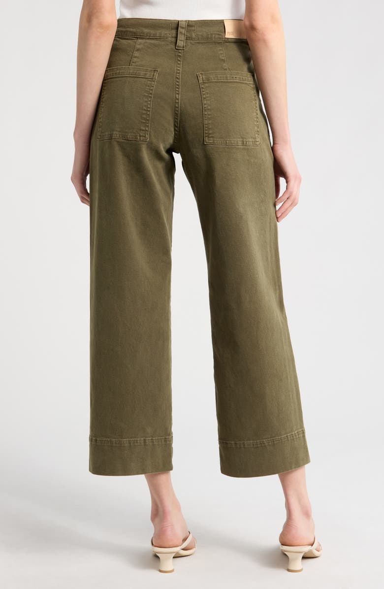 PAIGE Cameron High Waist Ankle Wide Leg Utility Jeans, Alternate, color, Vintage Meadow Spring