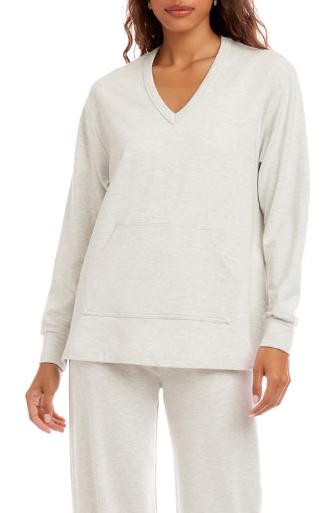 Karen Kane Kangaroo Pocket Sweatshirt (Petite)