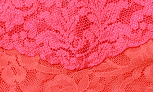 Hanky Panky Colorplay Assorted 3-pack Original Rise Thongs In Red