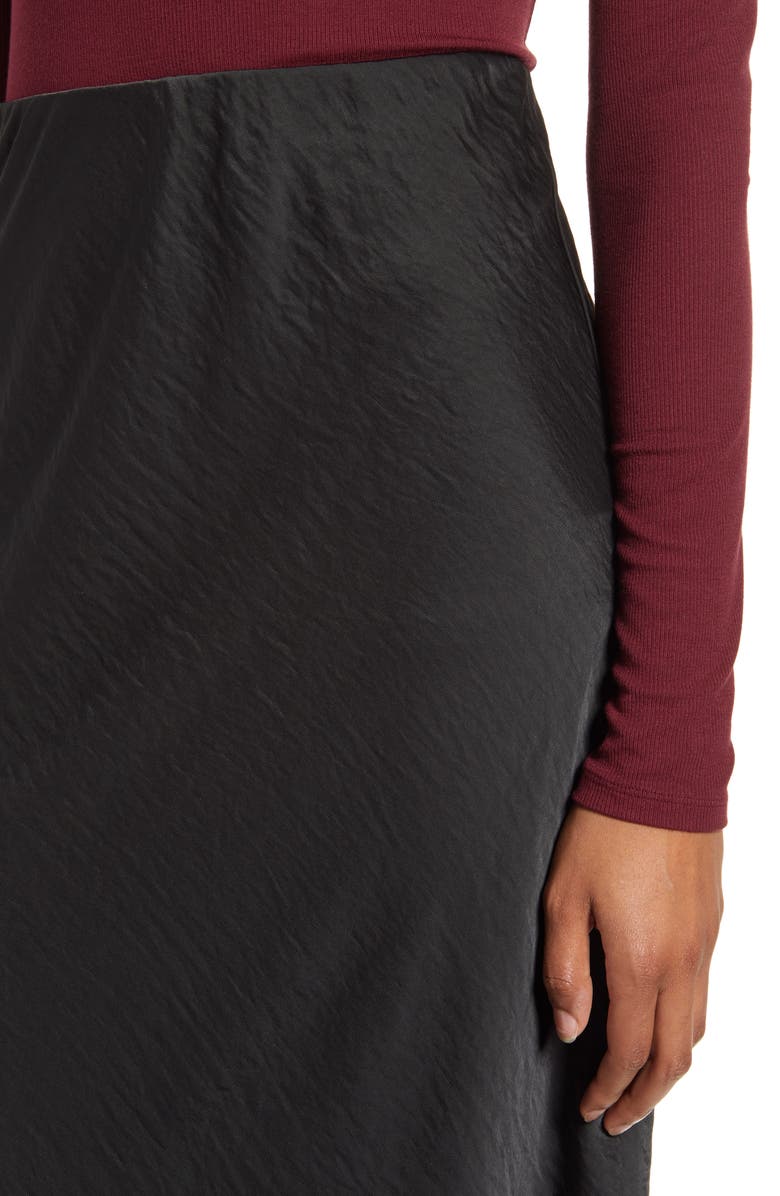 Bobeau Lyndon Bias Cut Midi Skirt, Alternate, color,