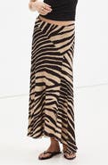 MANGO Asymmetric Midi Skirt