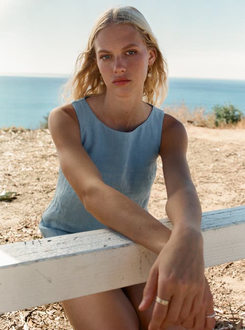 Vir Vita Augusta Dress In Blue