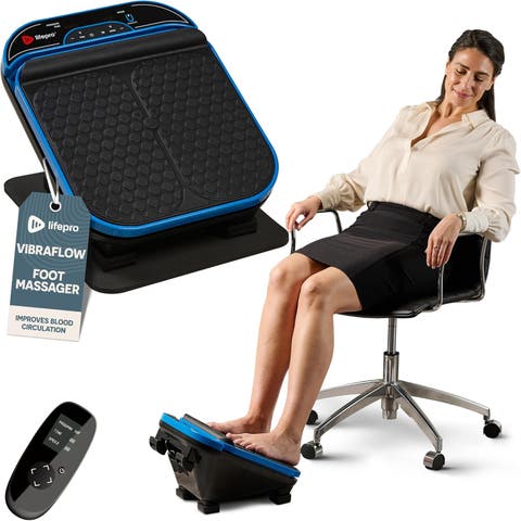 VibraCare Foot Massager for Neuropathy Relaxing Calf and Foot with Heat Option