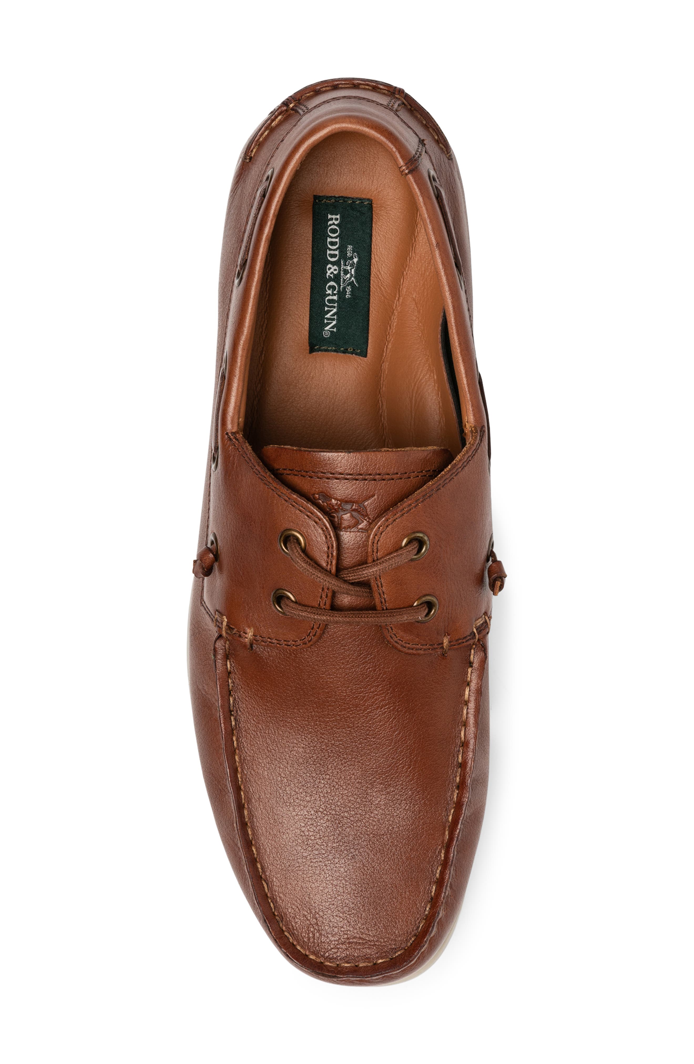 Rodd & Gunn Gordons Bay Boat Shoe, Alternate, color, Cognac 2.0