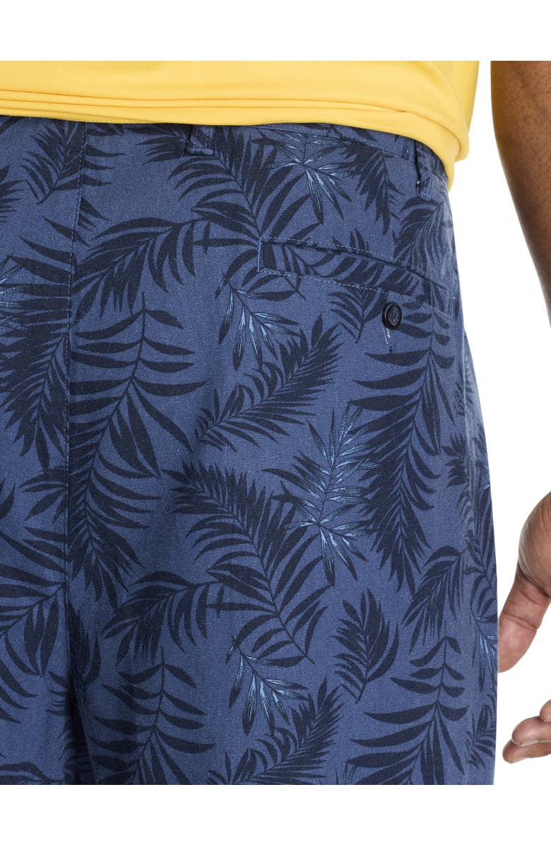 Nautica Big & Tall Pull-On Striped Shorts, Alternate, color, Lapis Blue