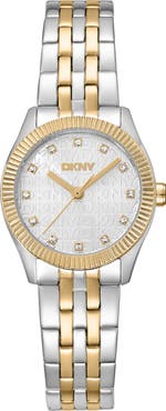 DKNY Everyday Logo Embossed Bracelet Watch, 26mm