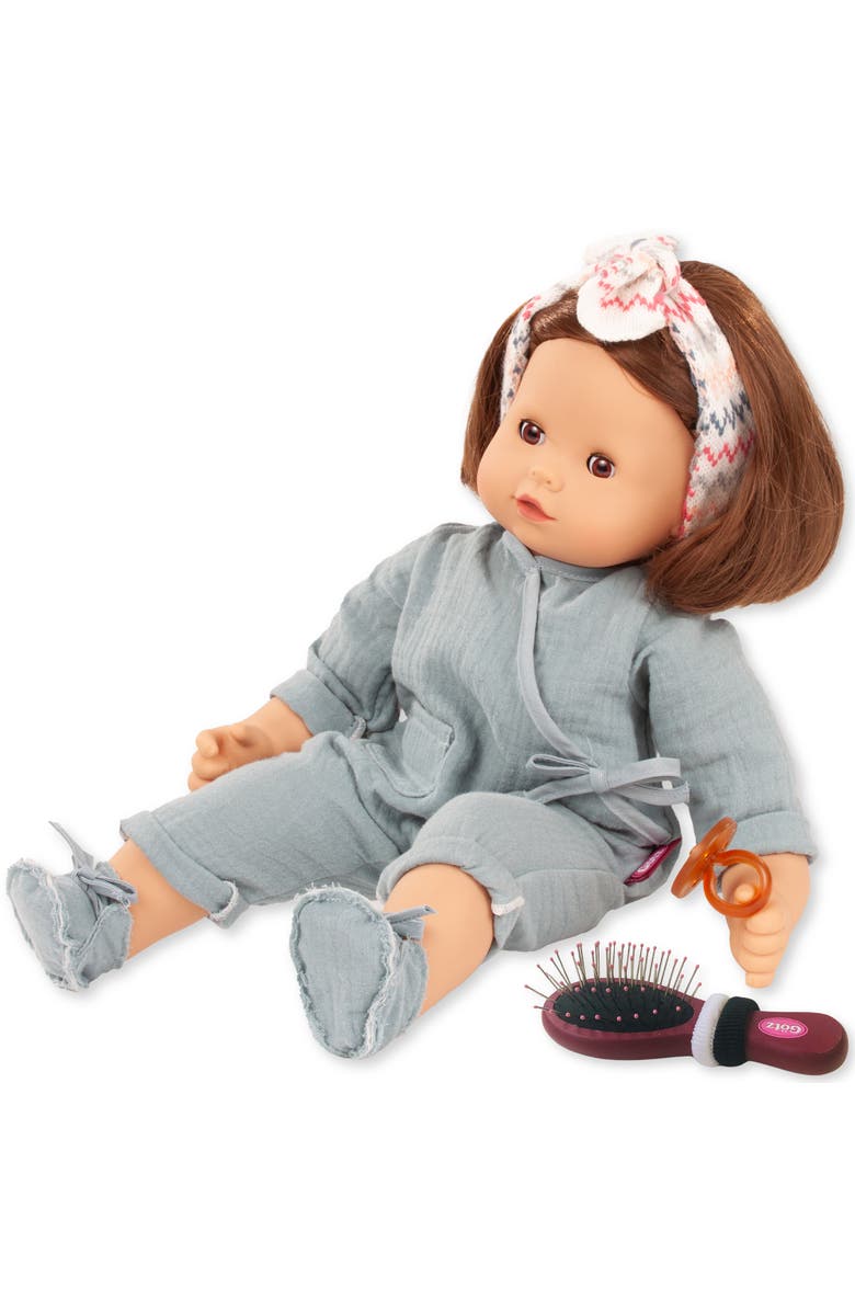 Gotz Maxy Muffin Zig Zag - 16.5" Doll, Blue Romper, Collectible Toy, Kids 3+, Main, color, Multicolored