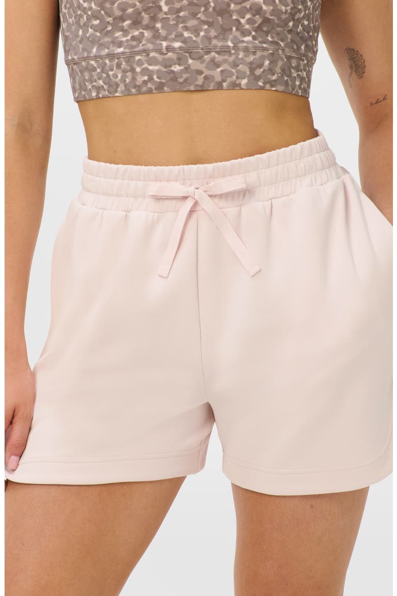 Sand Wash Cloudweight High Waist Shorts, Alternate, color, SUNDUST PINK