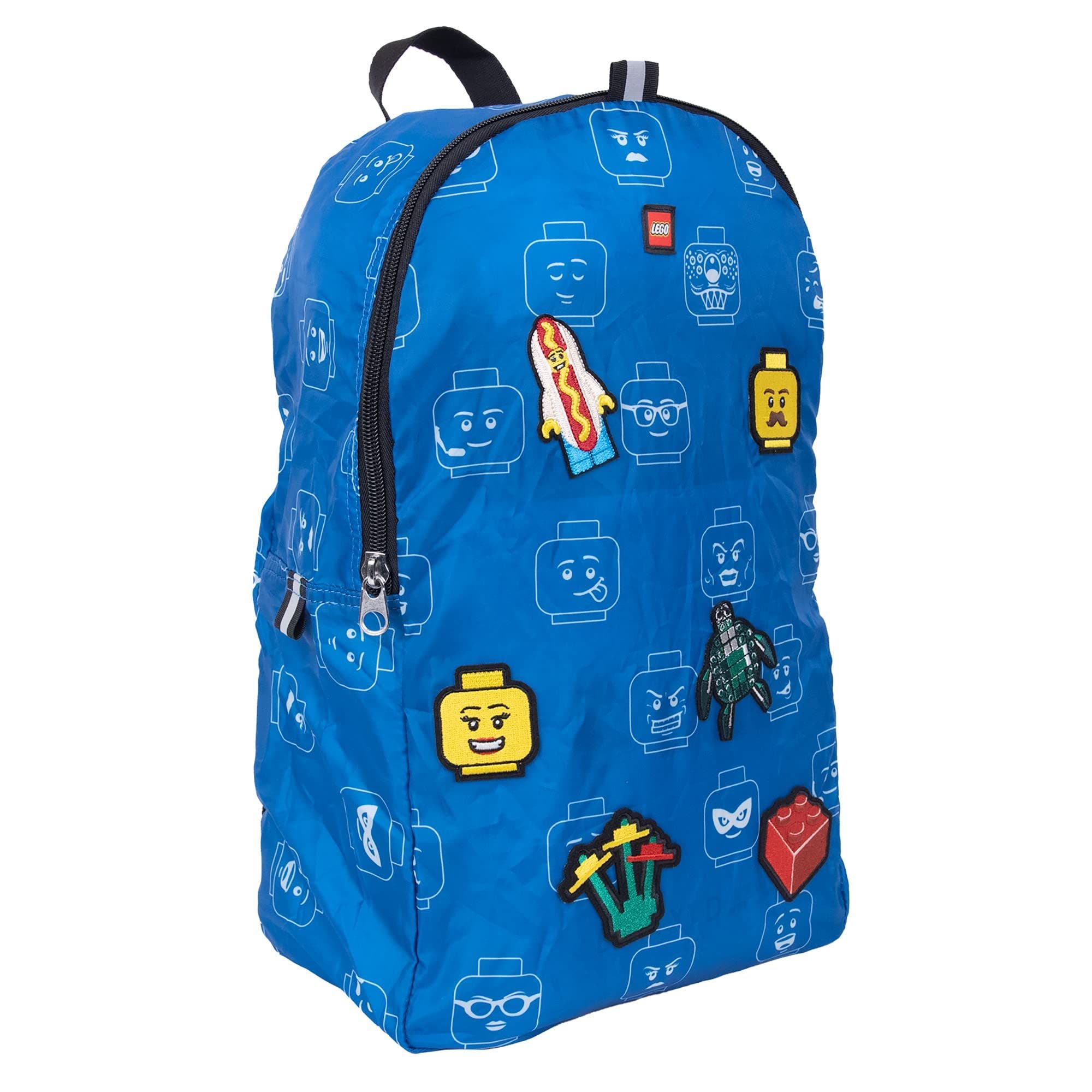 HAIKU Minifigure Packable Backpack W/ 6 Patches, Alternate, color, Iconic