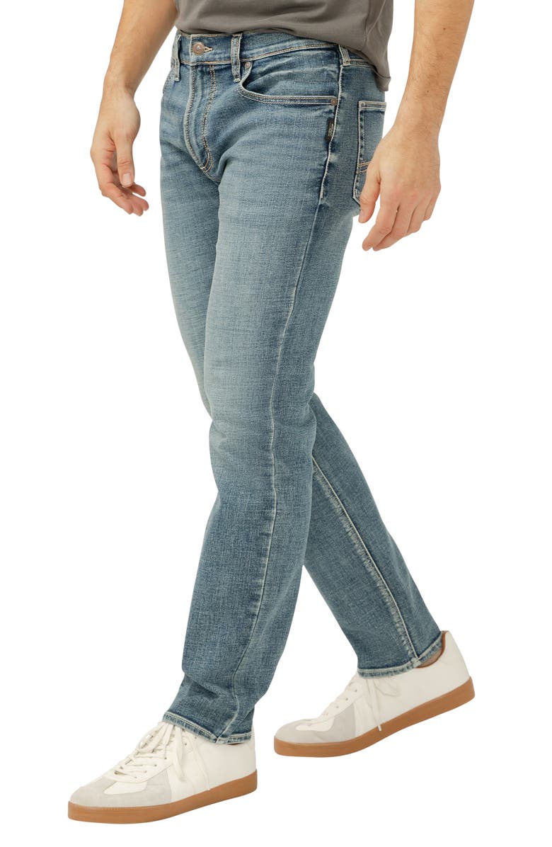 Silver Jeans Co. Konrad Slim Straight Leg Jeans, Alternate, color, Erie