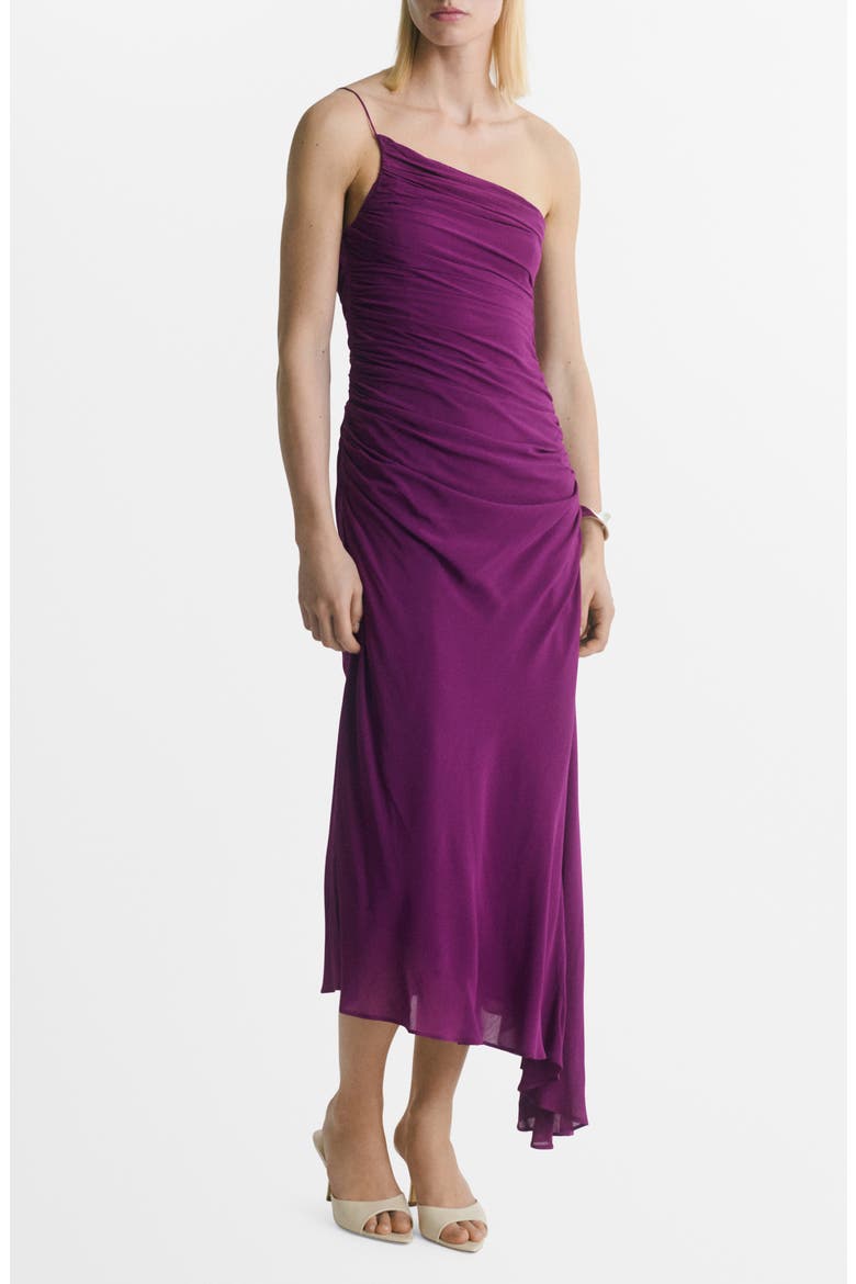 Asymmetric Dress, Main, color, PURPLE