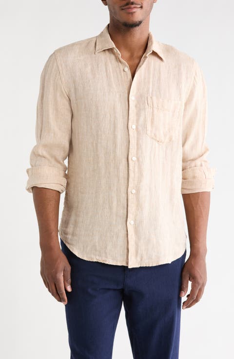 Linen Button-Up Shirt