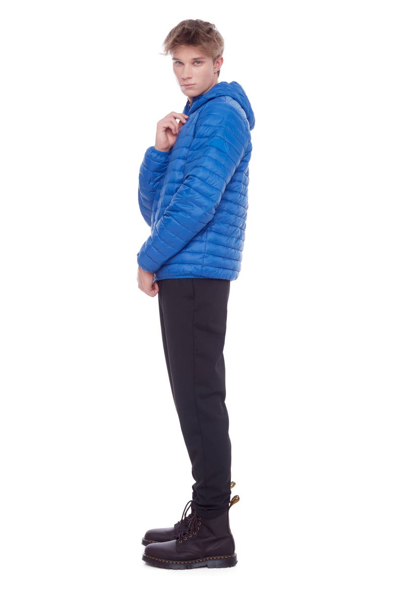 YOHO MEN'S - Vegan Down Lightweight Packable Puffer Jacket & Bag, Alternate, color, COBALT