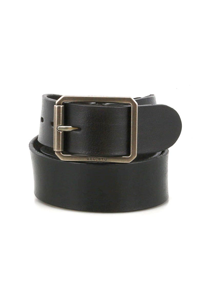 Bed Stu Drifter Belt, Main, color, Black Dd