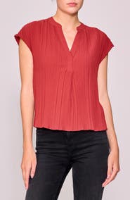 MELLODAY Twist Pleat Top