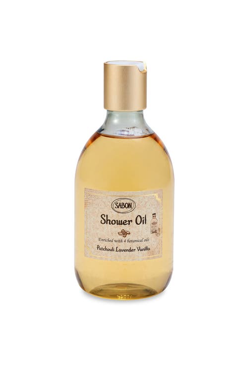 Shower Oil Patchouli Lavender Vanilla