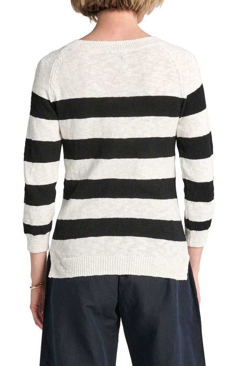 Hatley Mariner Stripe Cotton Sweater, Alternate, color, 