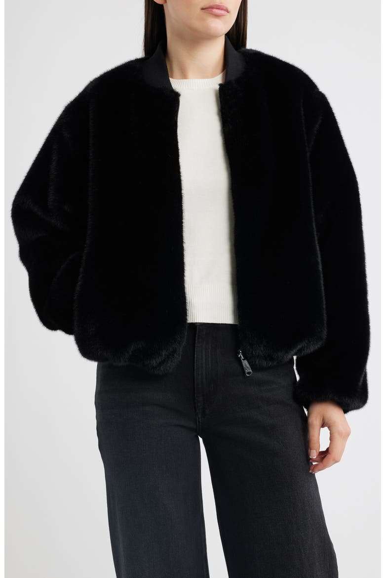 Reversible Bomber Jacket, Main, color, BLACK