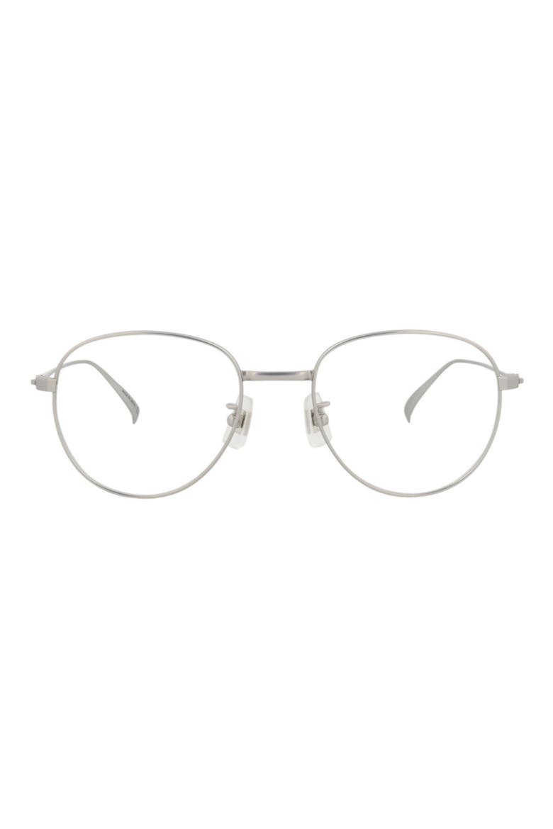 49mm Round Optical Glasses, Main, color, SILVER TRANSPARENT