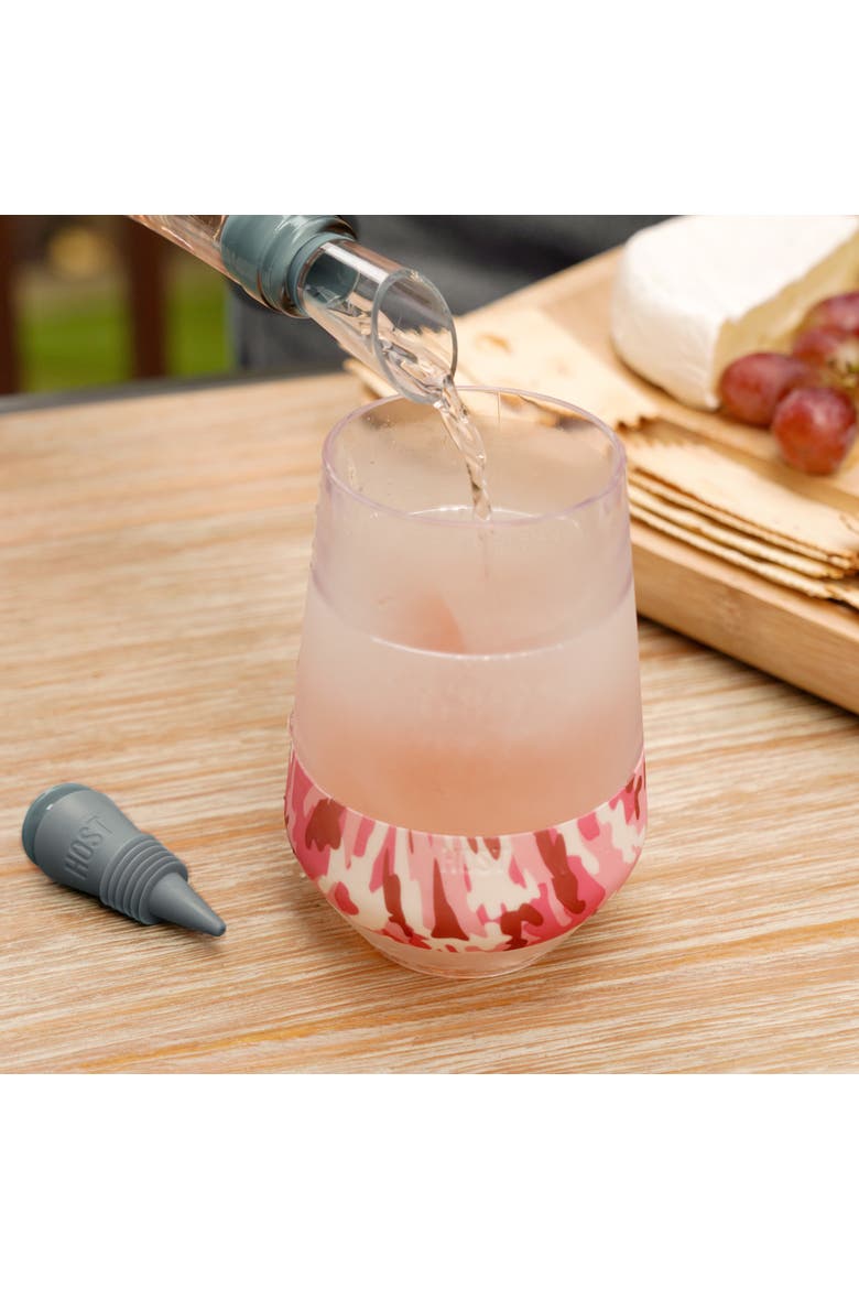 Wine FREEZE XL Cooling Cup Set of 2, Alternate, color, Pink Camo