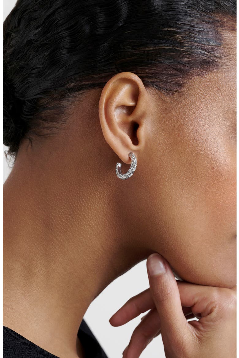 Toni Crystal Twist Hoop Earrings, Alternate, color, SILVER TONE CLEAR CRYSTAL