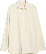 Fear of God Essentials Signature Button Front Cotton Shirt