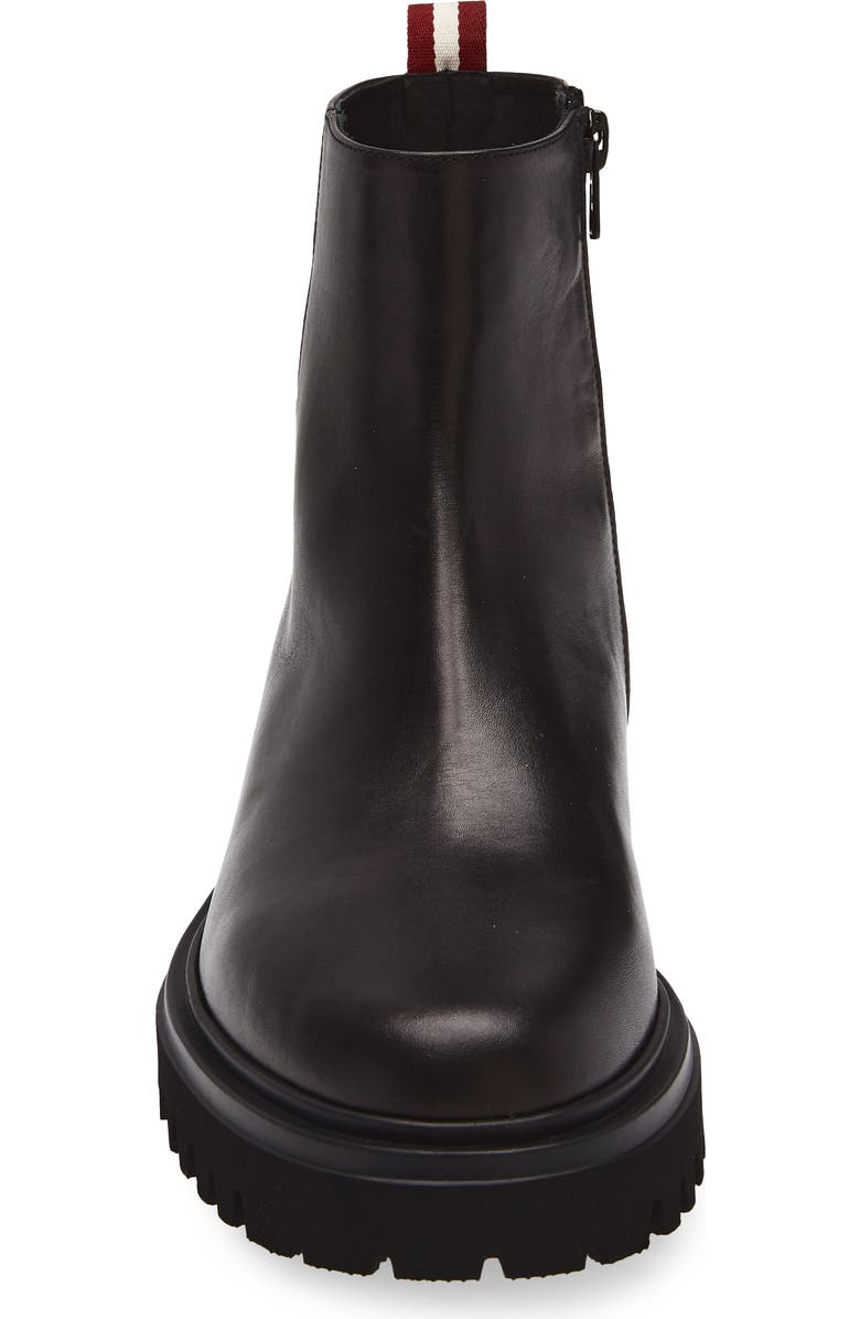 Bally Odran Leather Boot, Alternate, color, Black