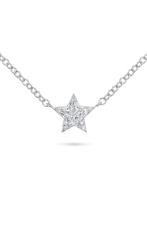 Diamond Star Pendant Necklace
