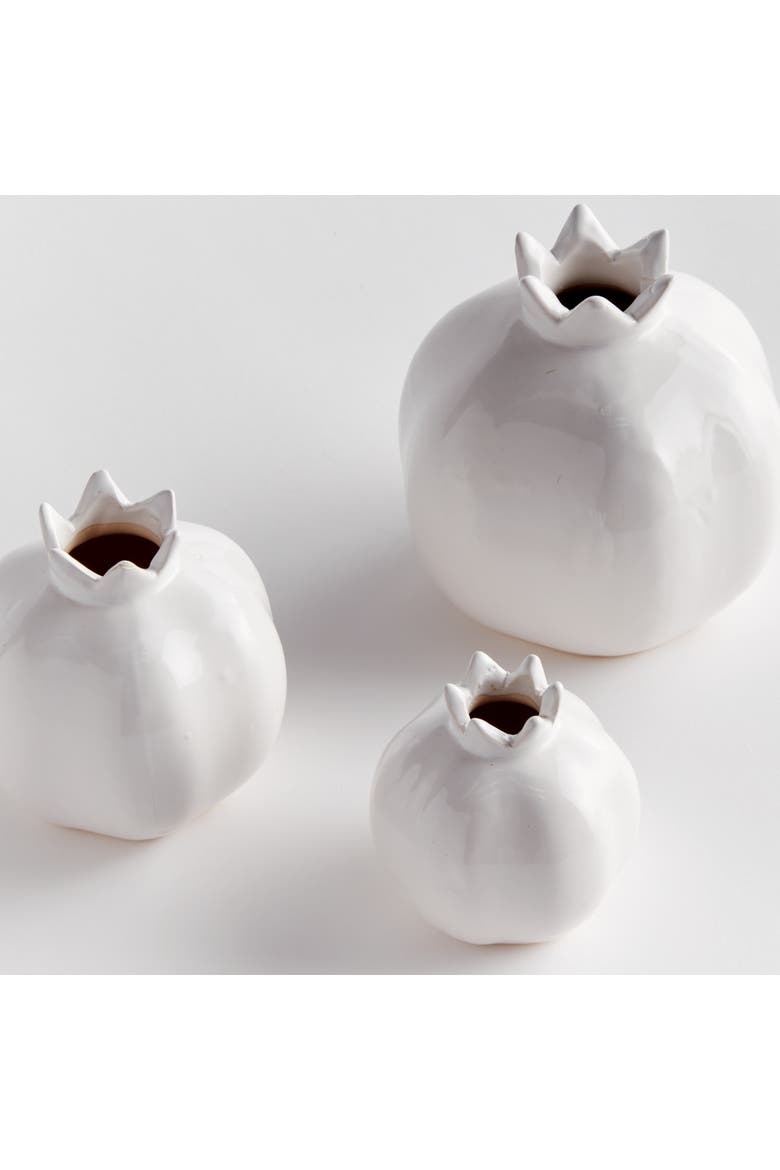 Pomona Bud Vases Set of 3, Alternate, color, White