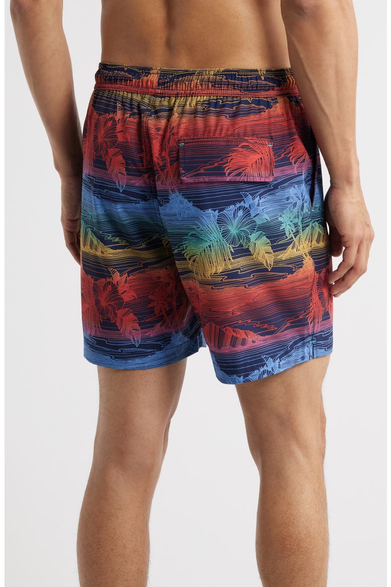 Naples Corsica Coast Swim Trunks, Alternate, color, BLUE HAWAIAN