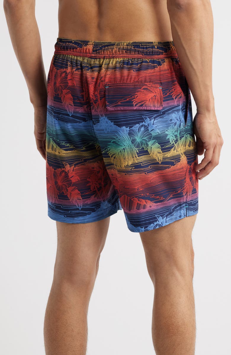 Tommy Bahama Naples Corsica Coast Swim Trunks, Alternate, color, Blue Hawaian
