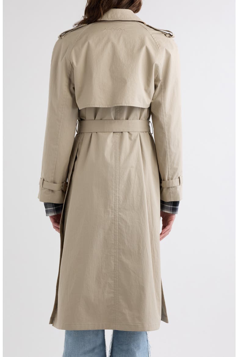 Ormesa Cotton Trench Coat, Alternate, color, LIGHT BEIGE