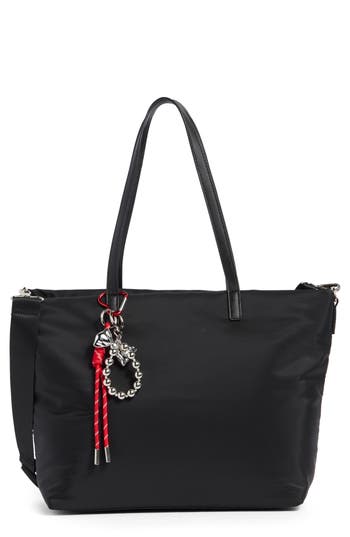 Madden Girl Recycled Polyester Tote Bag In Black