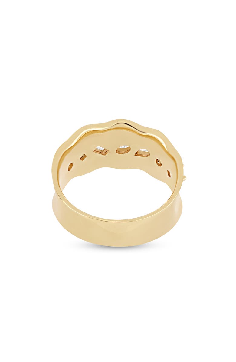 Bony Levy Kiera 18K Gold Diamond Wide Ring, Alternate, color,