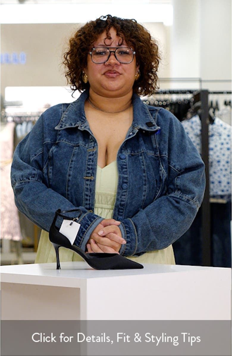 Ankle Strap d'Orsay Pointed Toe Pump, sales video thumbnail