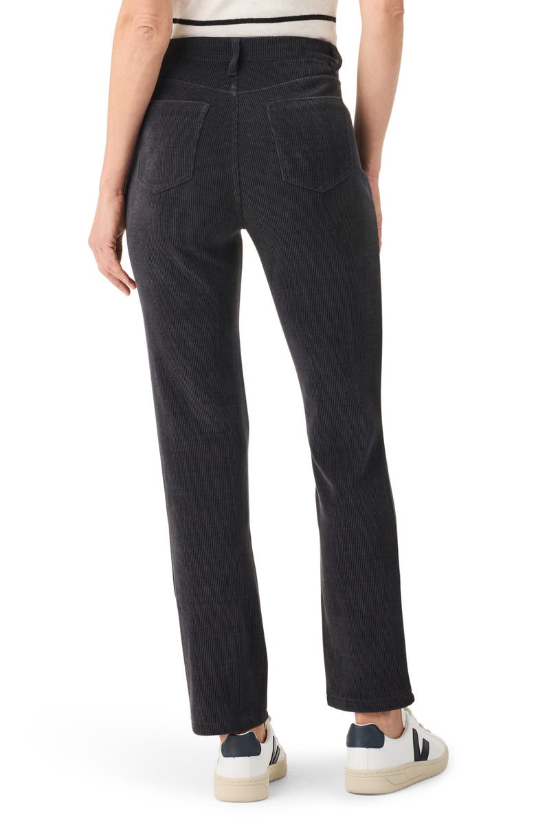 NIC+ZOE Mid Rise Corduroy Straight Leg Pants, Alternate, color, Night